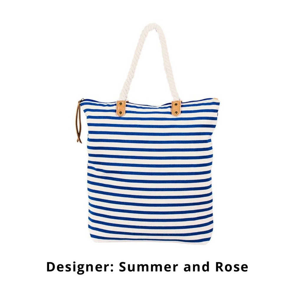 Summer and Rose Brittany Tote in Navy